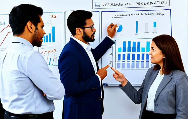 Cloud Migration Planning Meeting**
A diverse team of professionals in a modern office setting, brainstorming a cloud migration strategy. Whiteboard with diagrams and flowcharts visible in the background. Everyone is fully clothed in appropriate business attire. Safe for work, professional environment, modest clothing, perfect anatomy, correct proportions, well-formed hands, proper finger count, natural body proportions, safe for work, appropriate content, fully clothed, professional.
**