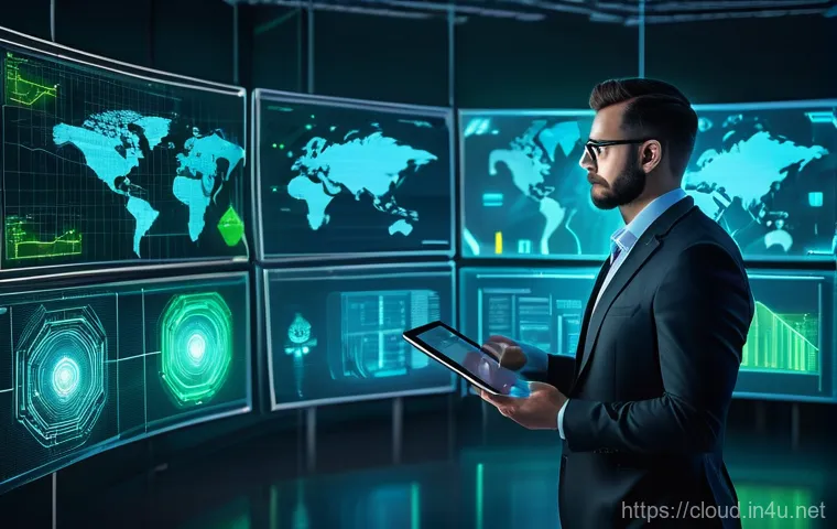 클라우드 서비스 제공업체 선택 기준 - **Prompt 1: Business Growth and Innovation through Cloud**
    A diverse group of professionals in a...