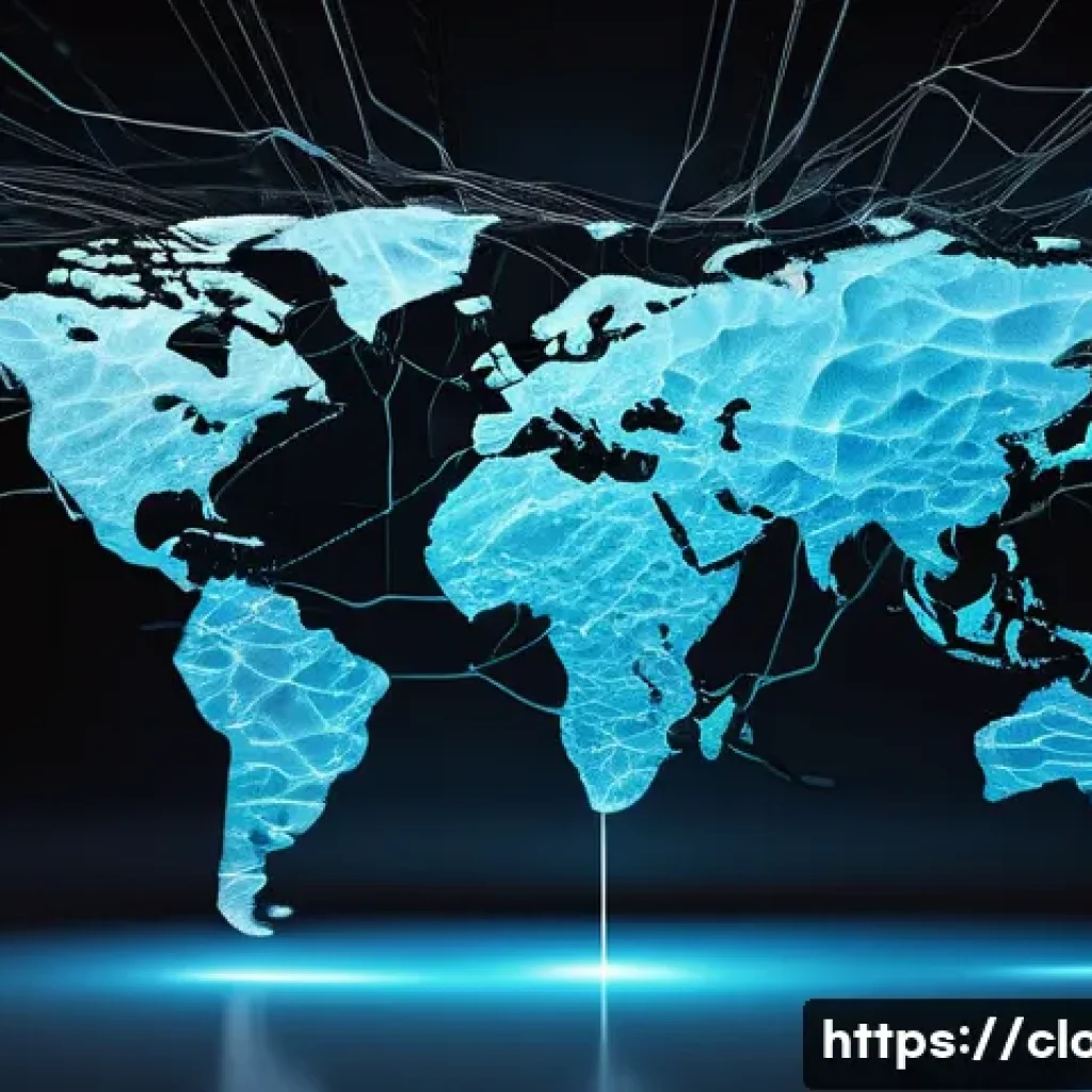 클라우드 환경에서의 장애 복구 사례 - **Image Prompt 1: Global Cloud Outage Disruption**
    A visually striking and slightly dystopian di...