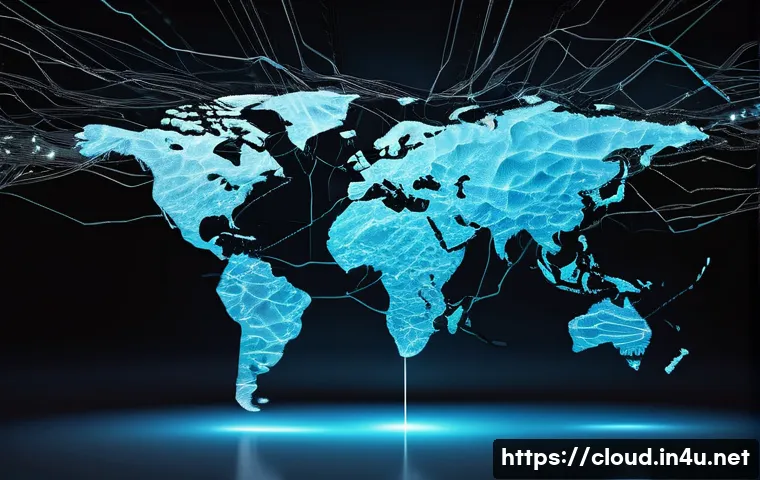 클라우드 환경에서의 장애 복구 사례 - **Image Prompt 1: Global Cloud Outage Disruption**
    A visually striking and slightly dystopian di...